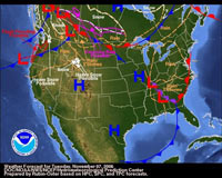 Weather map