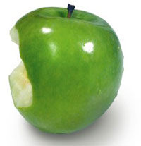 An apple