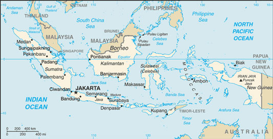 Indonesia map