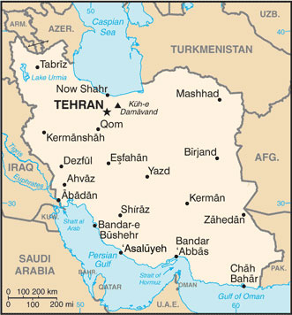 Iran map