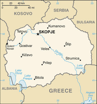 Macedonia map