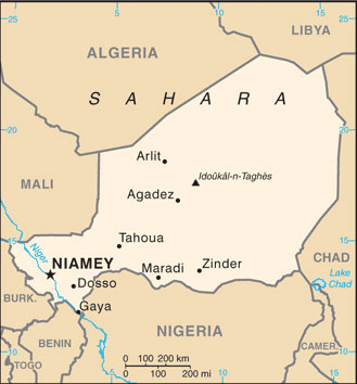 Niger map