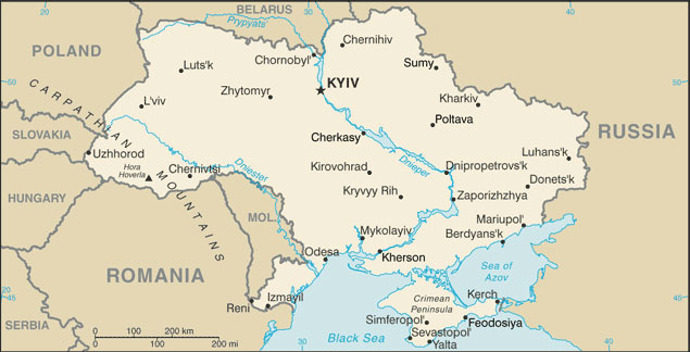 Ukraine map