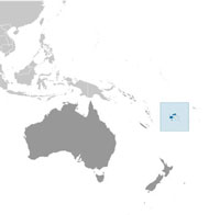 Map of Fiji