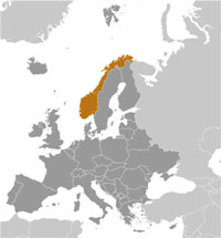 Map of Norway