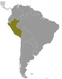 Map of Peru